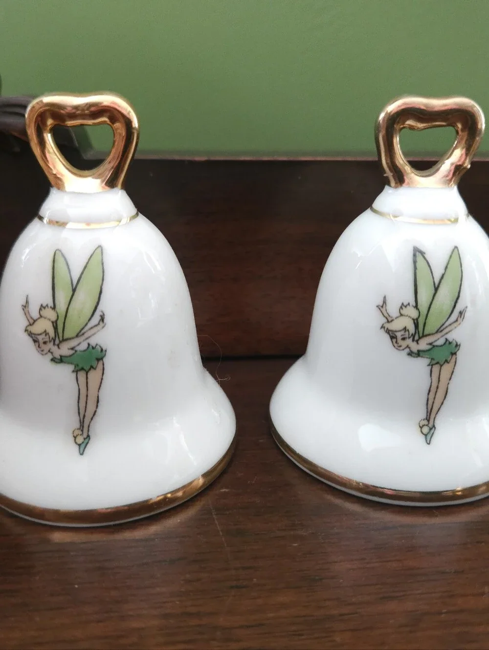 Vintage Disneyland Tinker Bell Salt & Pepper Shakers Made in Japan